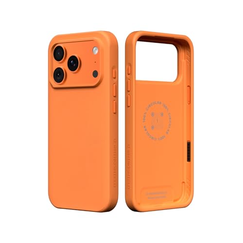 Coque iPhone 17 Pro Max RhinoShield SolidX orange fine et minimaliste