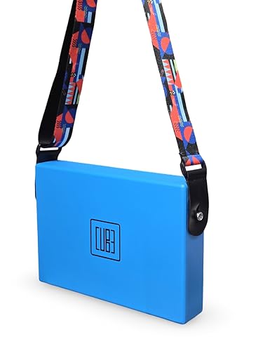 Image of Cube JamBox Traveller Cajon With Internal SnareTap & Strap Included SIZE 30cm /20cm /6cm Ultimate Sound,Made with Music Grade MDF,Made in India,For Adults Kids Professional Musicians (SKYBLUE)