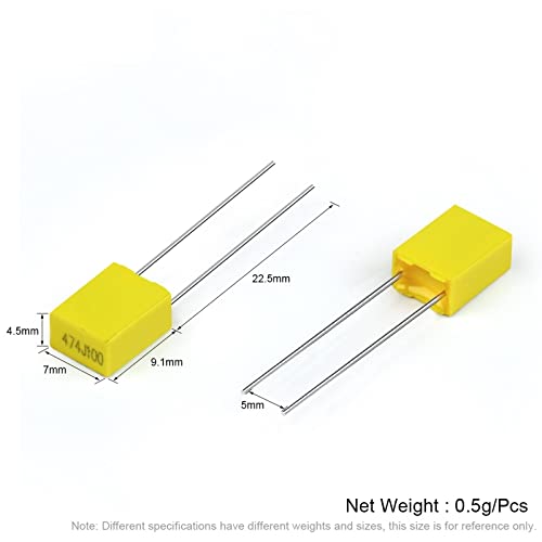 Condensateur de correction polypropylène sécurité 100V absorbant les surtensions