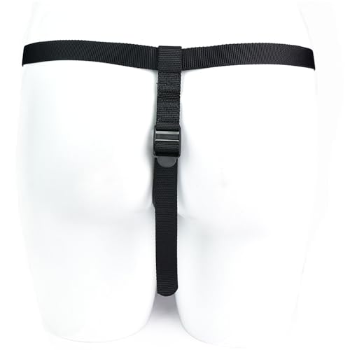 Image of FREDORCH Anti-Off Male Chastity Cage Devices Elastic Band Penis Cage Accessories, Adjustable Auxiliary Belt with 4 Size Cock Rings Sex Toy Underwear for Men (Adjustable Belt with 4 Size Ring)