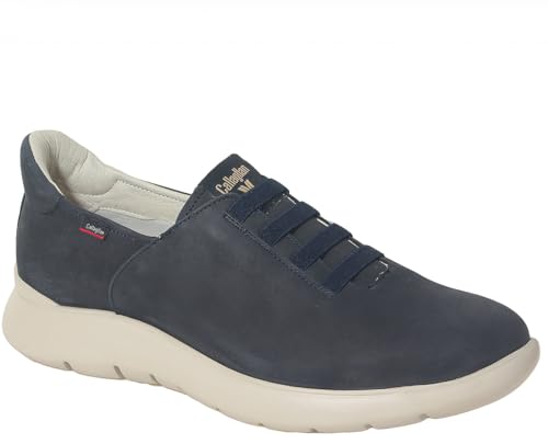 Mocassins CallagHan Self Feet Cro en cuir marine : confort haut de gamme pour homme