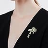 BSITSSS 4 Pièces Broche Femme Vetement, Broche de Floral, Broche de Perle de Mode, Vintage Broches et Pins pour Femme pour Filles sur Robes, Châles, Robes de Mariée, Foulards #2