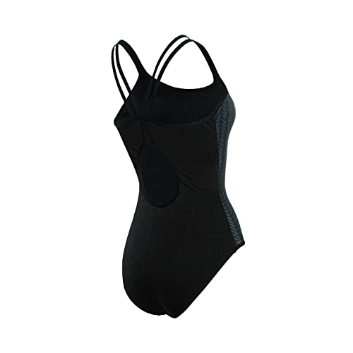 Speedo Maillot Galaxy, Maio Feminino, Marinho (BlueMarine), 44