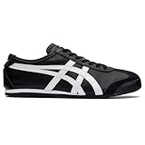 Onistuka Tiger Mexico 66, Unisex Adults' Low-Top Sneakers, Black (Black/White 9001), 8.5 UK (43 1/2 EU)