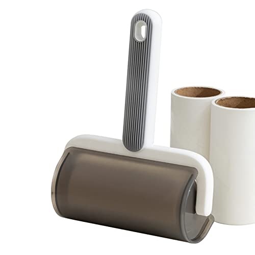 Rodillo Quita Pelusas Rodillos Para Pelusas De Mascotas Con Recarga Extra Pegajosa, Eliminador De Pelo De Mascotas Y Pelusas Más Ancho De 7,5 Pulgadas Para Ropa/asientos De Coche, 3 Recambios 180 Hoja Cover