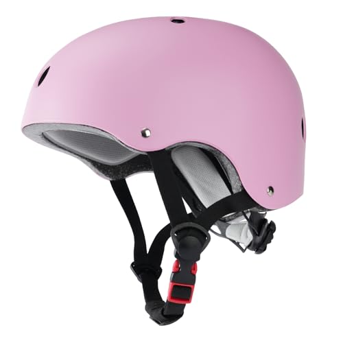 YEENHLLY Kids Bike Helmet for Boys & Girls Ages 3-14 - Multi-Sport for Bicycle, Skateboard, Scooter & Skate - Adjustable Dial & 2 Removable Liners