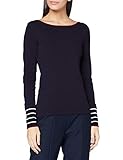esprit basic shirt damen Standard ESPRIT Damen 100EE1K332 T-Shirt, 400/NAVY, M