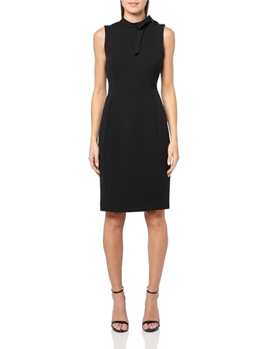 Calvin Klein Women's Sleeveless Scuba Crepe Dress
