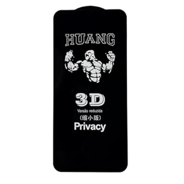 Película de Vidro 3d Anti Espia Spy Privacidade Protetor de Tela anti-riscos queda Compatível com Samsung Galaxy M15