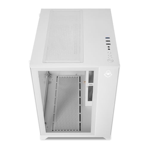 Gabinete Gamer Mancer CV100 | Mid-Tower | Tipo Aquário | Vidro Panorâmico | USB 3.0 | Branco | MCR-CV100-WH - Imagem 4