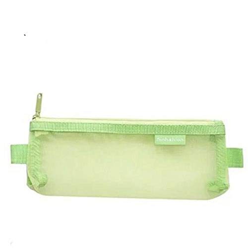 Preisvergleich Produktbild CSXM Federmäppchen Transparente Federmäppchen Netztasche Kind Mädchen Büro Schulbedarf Schreibwaren Nylon Reißverschluss Federmäppchen
