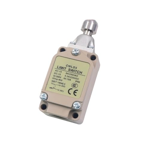 Interrupteur de voyage avec galet CWLD3 - Fin de course étanche 10A micro-action