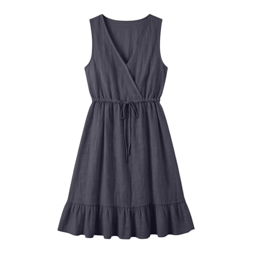 Robe décontractée confortable et moderne en version sans manches
