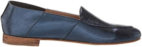 KAANAS Women's PISA Metallic Flat Loafer Slide Shoe Pump, Blue, 10 Regular US | Image 5
