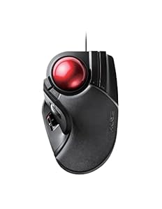 ELECOM M-HT1URBK Kabelgebundene Trackball-Maus