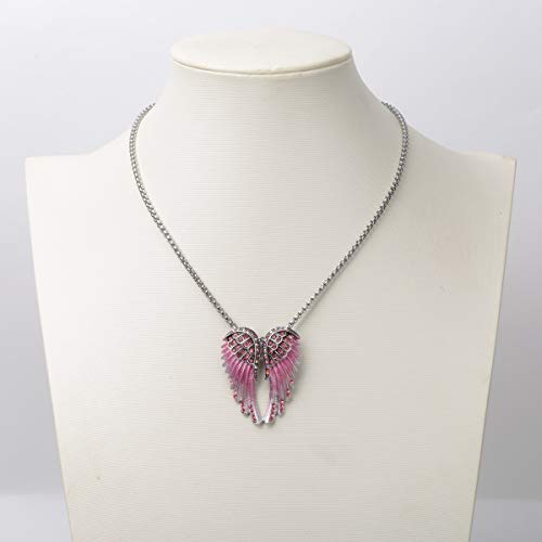 Yacq Women's Guardian Angel Wing Brooch Pins & Pendants 2 In 1 - Scarf Holders - 2 X 1 Inch - For Blouse Jacket Coat Scarf Shawl Hat Bag #TOP2