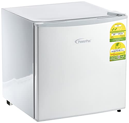 PowerPac PPBF555 Mini Bar Fridge 50L Silver White