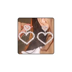 A3:heart hoop earrings