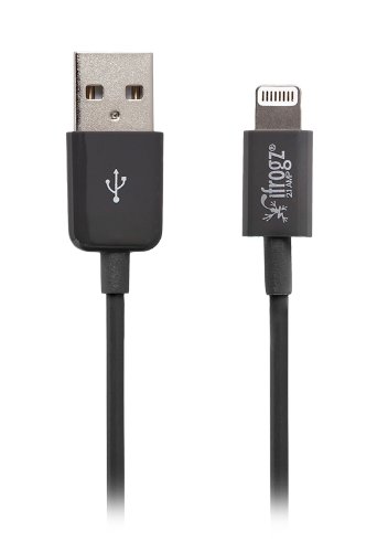 iFrogz UniqueSync 1 m USB A verlichting zwarte kabel mobiele telefoon - kabel van mobiele telefoons