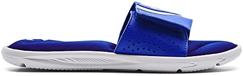 Under Armour Men's Ignite VI Slide Sandal, (402) Versa Blue/Bauhaus Blue/White, 18 | Image 3