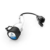 VOLTMOVE Adapter für EV Ladekabel Typ 2 auf Schuko, Einfaches Laden an Ladesäule/Wallbox trotz 230V Standard Ladegerät, Praktischer Ladeadapter für e Scooter, e Roller, Elektrofahrrad, Nicht für V2L