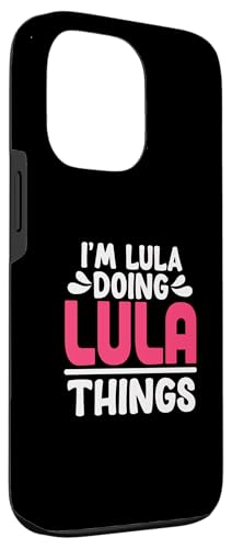 Image of Personalized First Name I'm Lula Doing Lula Things Case for iPhone 13 Pro