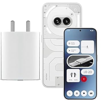 Image of Original Nothing Phone 2a Wall Charger with PD 3.0 USB-C Compatible with Nothing Phone2A Nothing Phone (1) Nothing Phone 2 (45W Power Adapter USB C Wall Charger Superfast New 2024 (DP80)