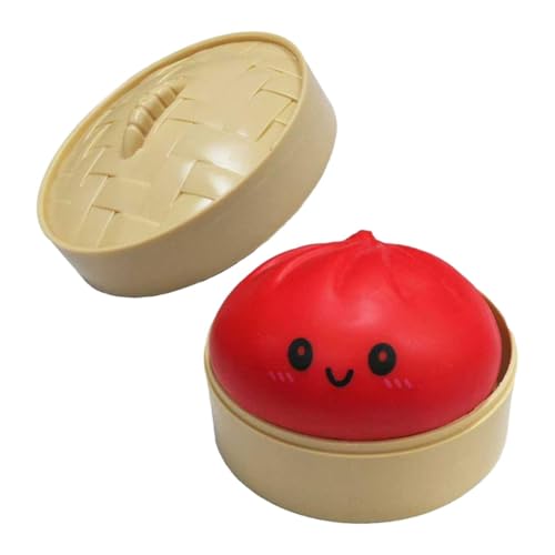 Image of Dumpling Ball Cute Funny for Playing Birthday Gifts Halloween Project Red