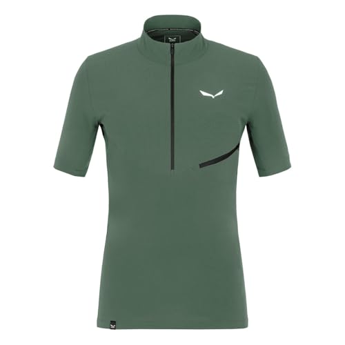 Salewa Agner DST t-shirt homme escalade rando haut technique montagne respirant zippé