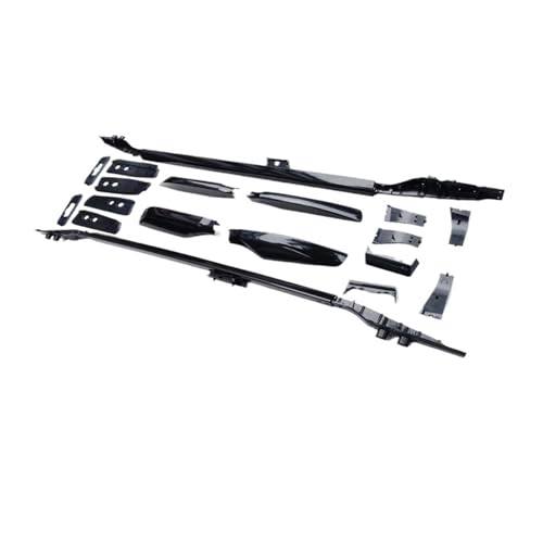 WYKRB �ϋv���̍������[�t���[�� �g���^ �����h�N���[�U�[ �v���h 150 2008?2021 �ɑΉ� �A���~���ו��L�����A �V�X�e�� �J�[�S���b�N �T�C�h�o�[ �u���b�N �V���o�[(10-2021 LC150 Black)
