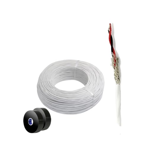 Cable de par trenzado blindado FEP de 2 núcleos en cobre estañado 13-28 AWG