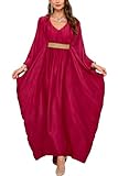 YOUKD Femmes Bohème Longh Caftan Robe De Plage Couvertures Plus Taille Peignoirs Taille Unique