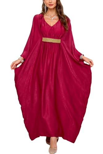 YOUKD Femmes Bohème Longh Caftan Robe De Plage Couvertures Plus Taille Peignoirs Taille Unique