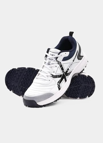 Image of TYKA Stunner-160 Cricket Shoes with Rubber Studs for Men