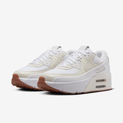 Nike Air Max 90 LV8 Women's Shoes (FD4328-111, White/Soft Pearl/Platinum Tint/Sail)2