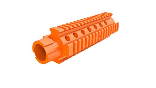 Toy M4 Barrel Extension for Nerf Models with an Interchangeable Barrel Compatible (Orange)