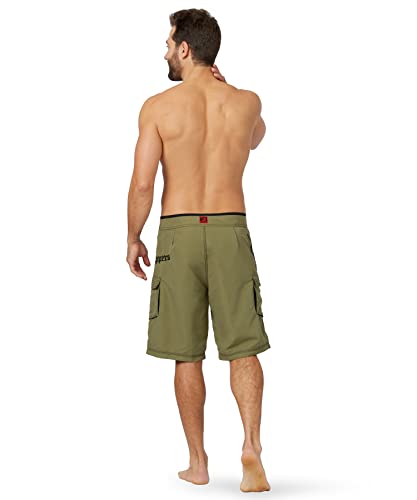 Maui Rippers Men’s Board Shorts - Octo Tako | Triple Stitch Quick Dry Men’s Swim Trunks3