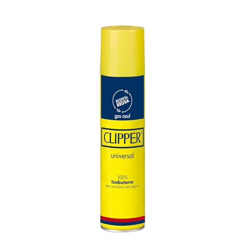 Clipper - Lata de 300 ml de Gas Butano Universal para Mecheros | Reutiliza Tus Encendedores con Nuestro Gas
