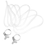 Cabilock 1satz Hochdruckschlauch Für Heimbrauen Flexibles Transparentes Gasschlauch Schlauchschellen Für Optimale Bierverteilung Und Vielseitige Anwendung