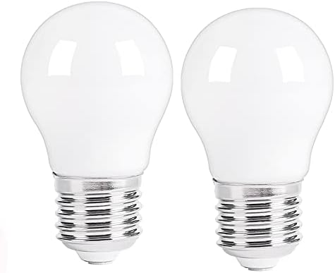 LED Appliance Light Bulb for Refrigerator Fridge Over Microwave Hood Stove Replacement A15 40W Incandescent Bulb E26 Medium Base 120V 5W 500lm Soft White Non dimmable Warm White 3000K Pack of 2