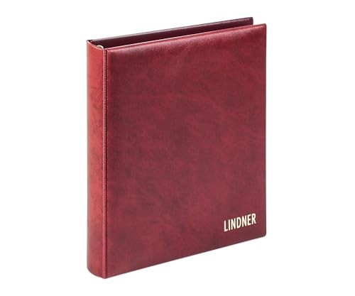 Reliure Karat-Classic LINDNER classeur bordeaux vide pour vos soirées de classement