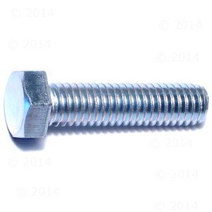 Image of Hard to Find Fastener Tap Hex Bolts, Durable Corrosion-Resistant Steel Hex Head Bolt for Home Improvement, DIY, Construction, 3 /8-16 x 1-1 /2, Pack of 100