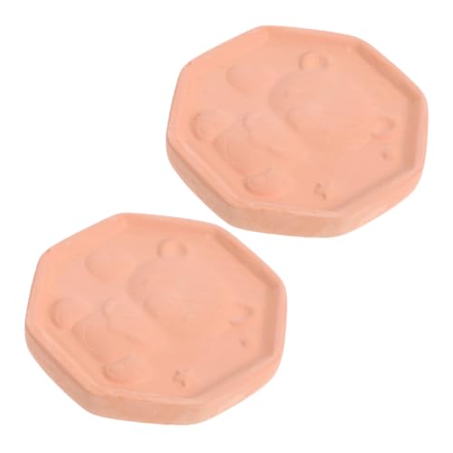 Totority 2 Pack Reusable Brown Sugar Saver Discs Terracotta Sugar Keeper for Freshness for Home Restaurant Kitchens