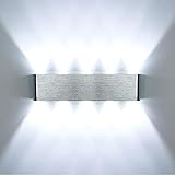 Estilo de Moda Moderno: Diseño único tipo barra. 10 cuentas de lámpara espaciadas pueden hacer que la luz de la pared produzca un efecto de luz de superposición perfecta, puede crear una atmósfera cálida y cómoda. 3 * 6 * 24.3cm. Oculto montado en la pared, fácil de instalar, fácil de operar