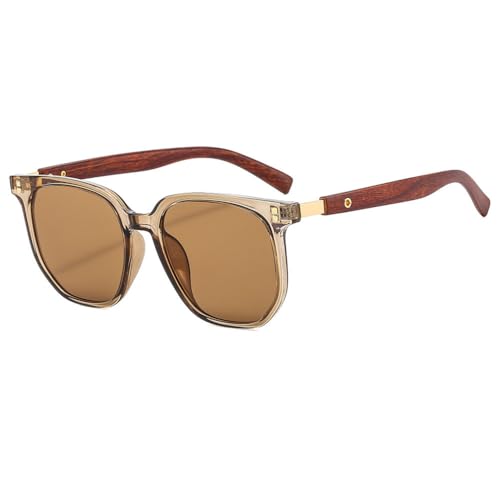 Lunettes de soleil rétro hommes femmes et lunettes de mode vintage en bois de luxe