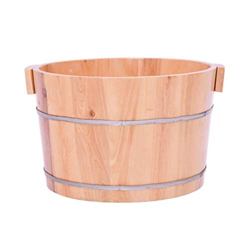 Cubeta de Madera para Spa de Pies con Diseño Profundo