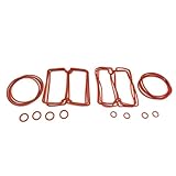 WIIYENA 8 tlg Nitril Dichtung für Ringset Luftkompressor Zylinderkopf (550W750W950W1100W1500W)