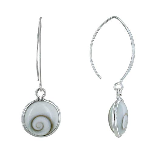 LES POULETTES BIJOUX - Boucles d'Oreilles Argent Grand Oeil de Sainte Lucie Rond