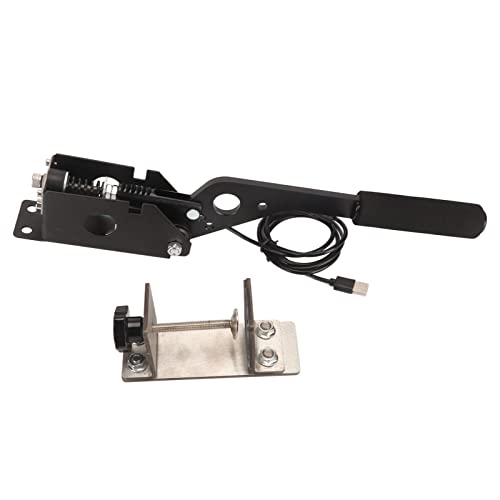 Fockety Freno de Mano USB para PC de 64 bits para T500 T300, Sim Racing Games E Brake Compatible con ETS2 ATS, para Forza Horizon 4/5, para Project Cars 2/3, WRC7/8/9