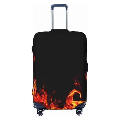 Flame Fire Hell Luggage Cover for Suitcase, Suitcase Cover Protector Fit 29-32 Inch Luggage Travel Accessories, XL